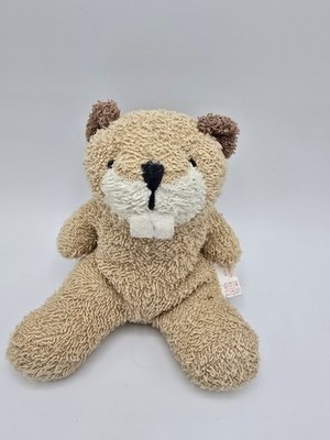 Its All Greek To Me Beaver Plush 5'' Bean Bag Terry Cloth Promo ASI Rare 