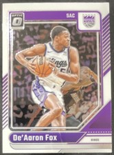 Panini Donruss Optic De'Aaron Fox #219 Sacramento Kings 2024-25 Card