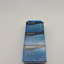Sony DVM60PRR/6C Premium DVC Digital Video Cassette 6 Pack New Sealed