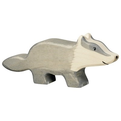 Holztiger 80539 Badger 12 Cm Wooden Figures Series Water World