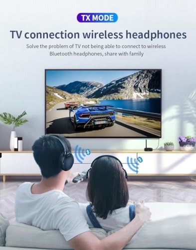 Bluetooth 5.3 Wireless Audio Adapter, Home Stereo Bluetooth Audio Adapter, 