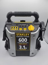 Stanley J309 Portable Power 600 Peak Amp Jump Starter - New Open Box