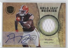 2011 Gold Standard Leaf Rookies Materials Signatures 22/50 Greg Little Auto 4e8