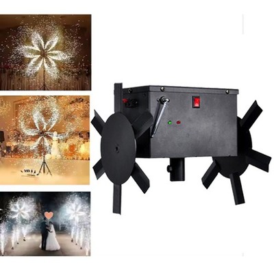 Rotation Cold Spark Firework Machine Sparkler Effect with Stand Wedding Stage