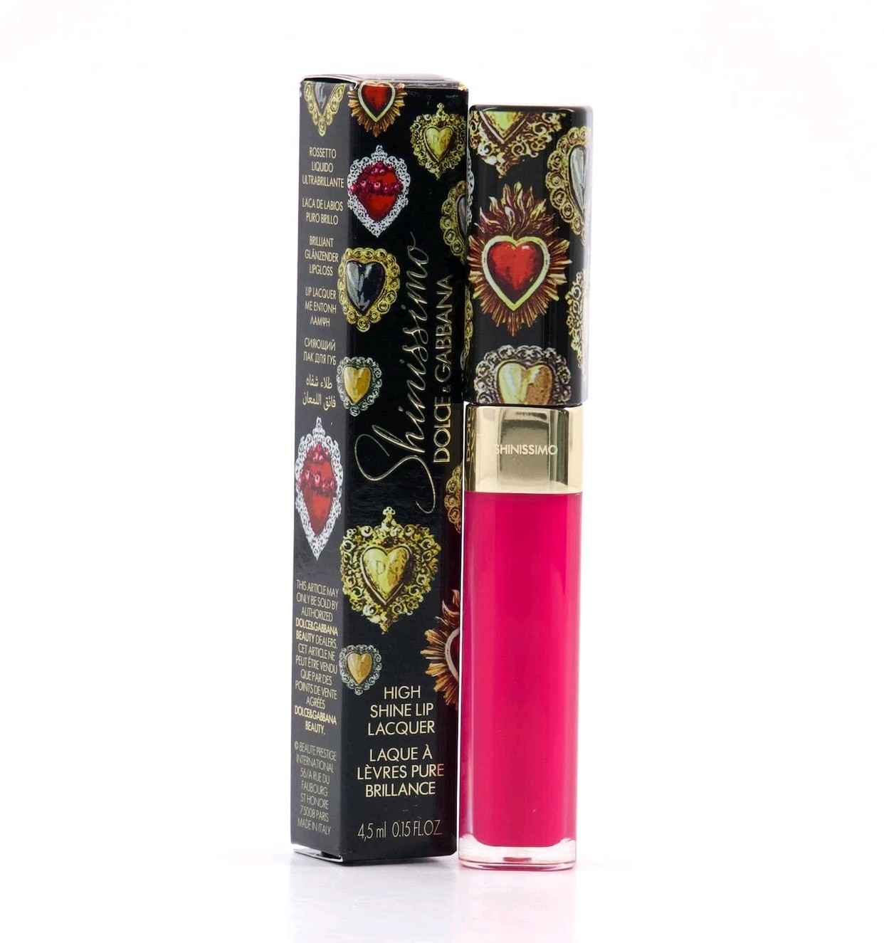 Dolce &Gabbana Millenial Touch#290 Lip Lacquer Shinissimo High Shine 4.5ml NEW