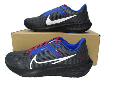 Nike Zoom Pegasus 40 Buffalo Bills  Black Blue Running Shoes Mens Sz 9 NFL