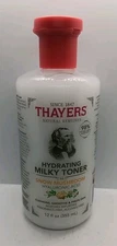 Thayers Hydrating Milky Toner Snow Mushroom Hyaluronic Acid, Smooths 12 oz