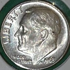 #1963 P Roosevelt Dime 90% Silver **Free Shipping**