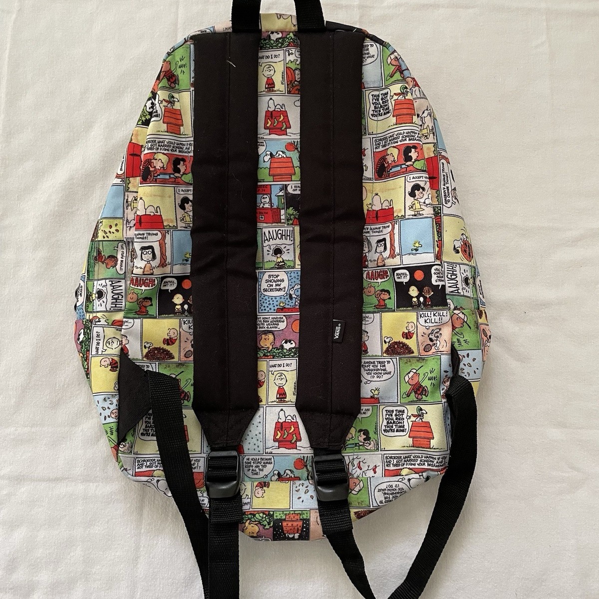 Vans x Peanuts Backpack Snoopy Comic Strip Print 2017 Limited - Main Image