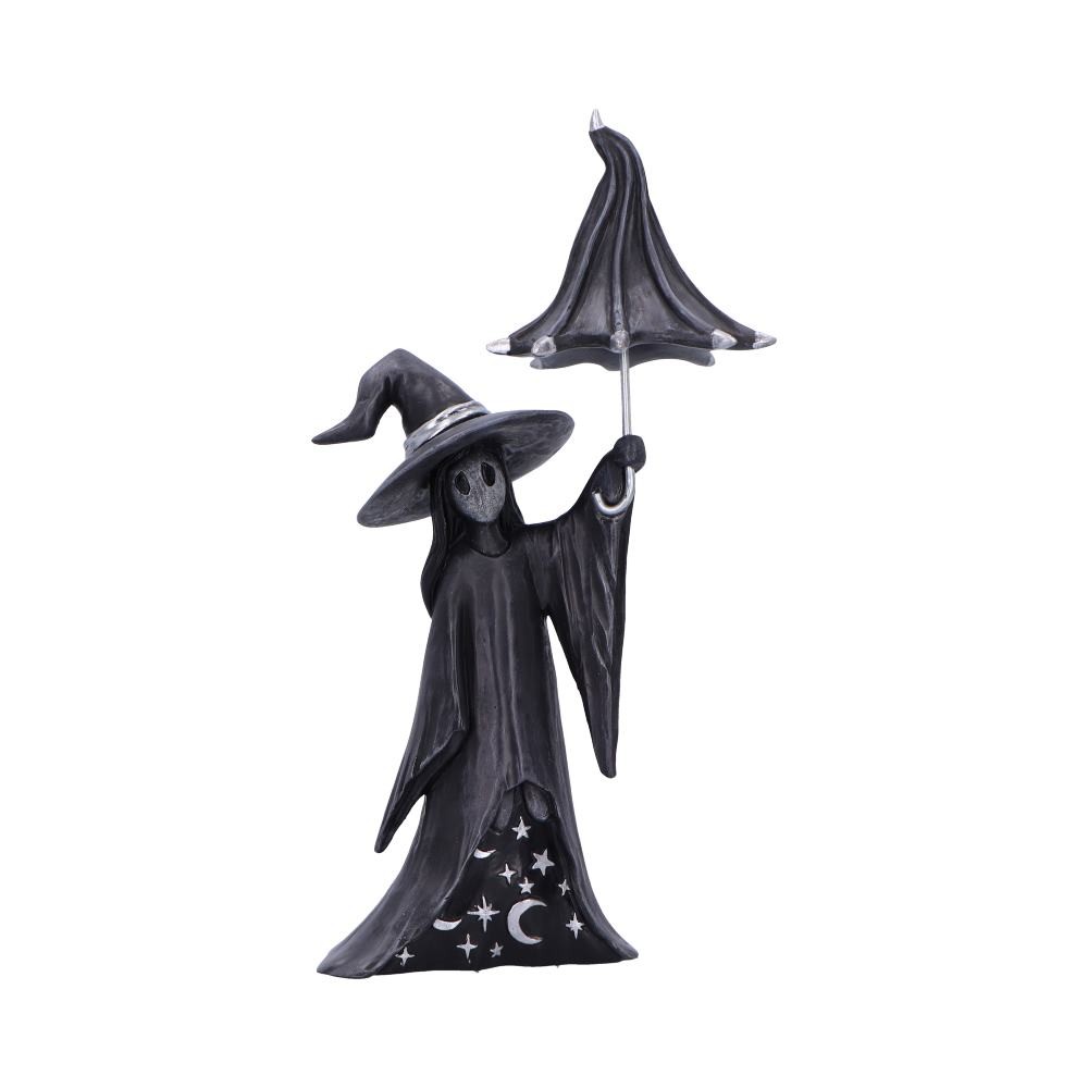 Nemesis Now Little Souls, Twinkle Figurine 18cm, Resin, Black, Witch Ghost | Brolly Figurine, Cast in the Finest Resin, Expertly Hand-Painted - Image 2