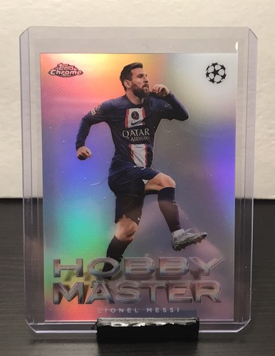 Lionel Messi #H-1 2022 Topps Chrome UEFA Club Competitions Hobby Masters card