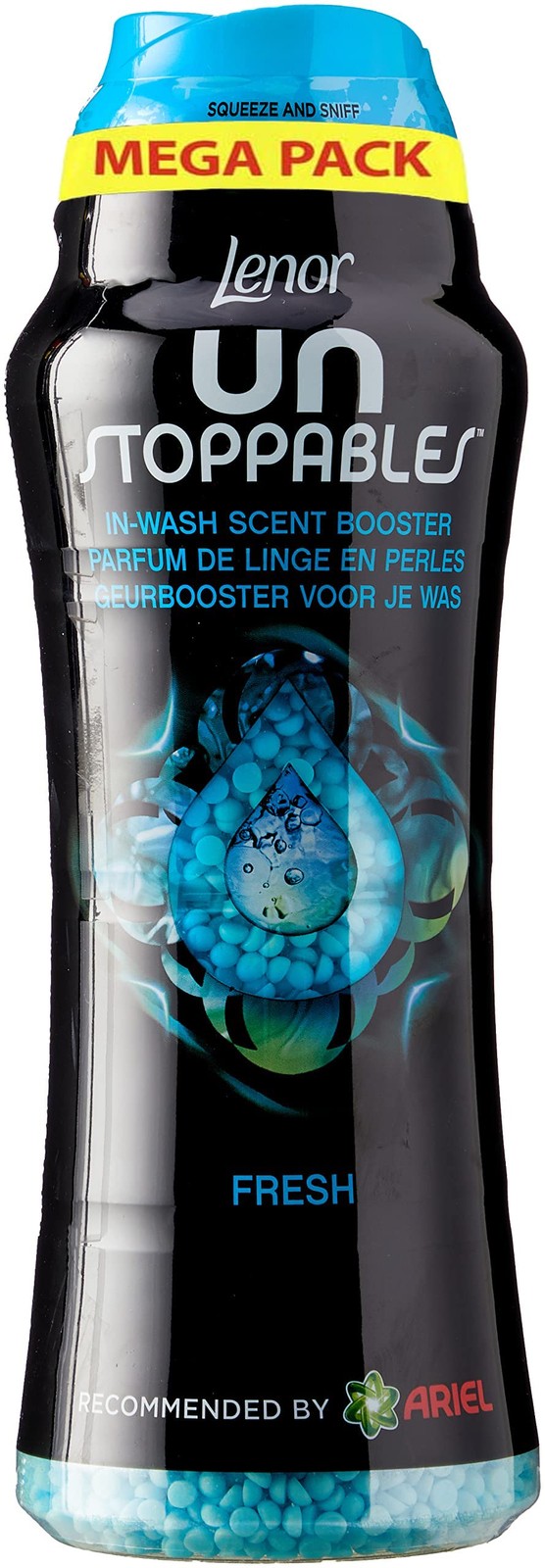 Perles de parfum Unstoppables Fresh 570 g pour linge de sport et draps frais
