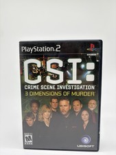 CSI: 3 Dimensions of Murder (PlayStation 2 PS2) - CIB Tested