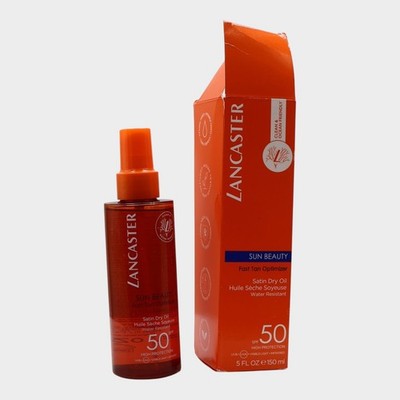 Lancaster Sun Beauty Fast Tan Optimizer Satin Dry Oil SPF 50 5 oz / 150ml