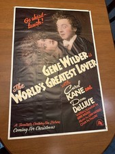 Gene Wilder The World's Greatest Lover '77 Original Movie Poster 27x41 ADVANCE