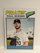 2026 Topps Heritage - Paul Skenes #33- Pittsburgh Pirates NL All-stars