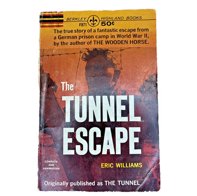 The Tunnel Escape by Eric Williams 1963 Paperback Book Berkley Highland