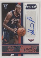 2014-15 Panini Threads Rookie Signage Adreian Payne #23 Auto o6n