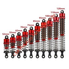 4pcs Oil Filled Shock Absorber 52-120mm For 110 Rc Truck Truggy On Road Car Etc