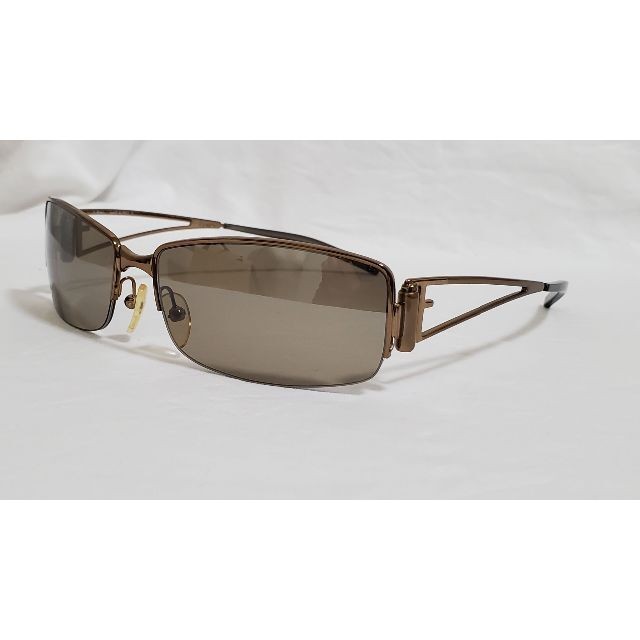 Fendi Bronze Metal Frame Sunglasses with F Logo in Brown