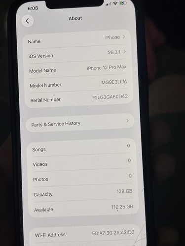 Apple iPhone 12 Pro Max Unlocked - Picture 6 of 6