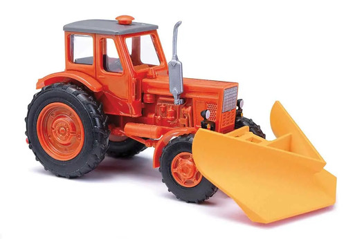 Tractor agrícola Busch 51355 HO 1964 naranja, amarillo Bielorrusia MTS-50 con quitanieves | Zustand: New