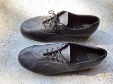 Bloch Mega Women's Tap Dance Shoes Size 10.5 Black Leather Lace Up