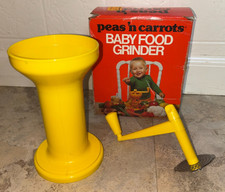 Vintage NOS peas n carrots Baby Food Manual M...