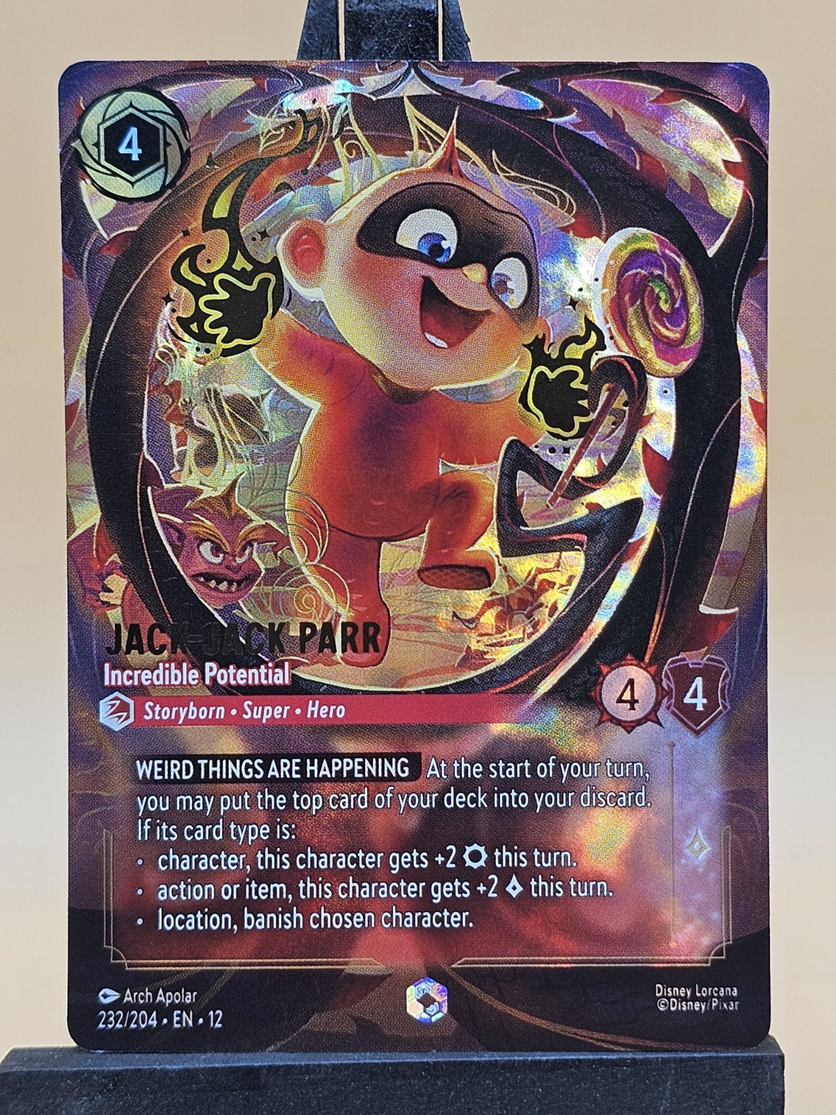 Jack-Jack Parr - Incredible Potential (Enchanted) 232/204 Wilds Unknown Holo