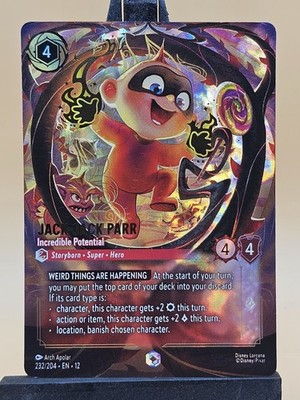 Jack-Jack Parr - Incredible Potential (Enchanted) 232/204 Wilds Unknown Holo