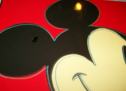 Disney Mickey Mouse Music Box Andy Warhol Art 1995 Linden Wind-Up - Picture 2 of 9