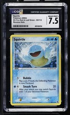 CGC 7.5 Squirtle 83/112 EX Fire Red & Leaf Green Reverse Holo Pokemon Card