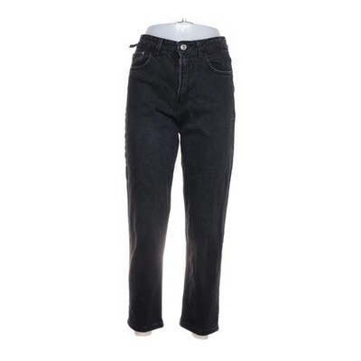 Zara, Jeans, Größe: 36, Schwarz, Einfarbig, Denim, Damen #Ksh