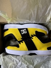 DC Shoes Lynx Zero Black Yellow Skate Shoes Mens 11.5