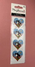 Mrs. Grossman's Limited Edition Heart Collage Cats Stickers - 2 Sheets, NIP!