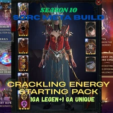 DIABLO 4🌞SEASON 11🔥CRACKING ENERGY SORC BUILD✨FULL x9 ITEM✨50M gold