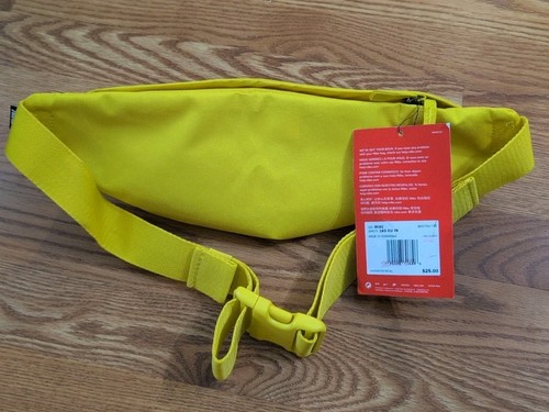 Nike Hip Pack Fanny Pack Yellow Waist Bag Swoosh Logo NWT - Picture 3 of 5