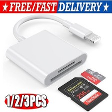 TF SD Card Adapter Camera Reader 2 In 1 For iPhone 14 13 12 11 X XS XR 8 7 iPad