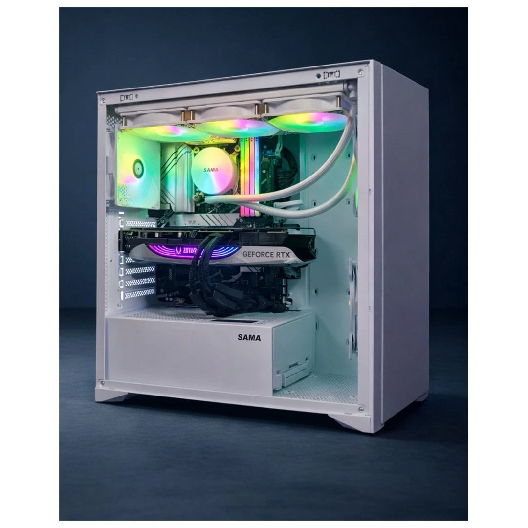 PC Gaming Personalizada Blanca - Intel I5 4th Gen, 8GB RAM, 1TB