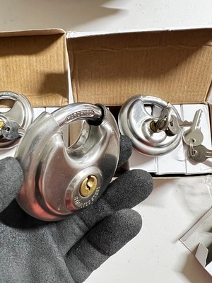 20pcs disc padlock 2 3/4'' standard disc padlock Keyed Differ