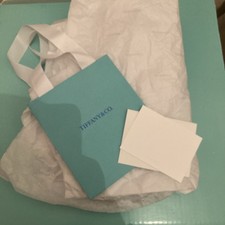 Tiffany&co Paper Gift Bag - new style - tissue paper and gift card all branded 