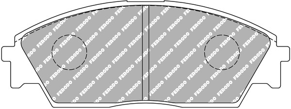 FERODO RACING BRAKE PAD SET DISC BRAKE FRONT HONDA ACCORD CIVIC CONCERTO CRX PR