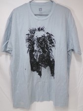 WWE Authentic Charlotte Flair Used Blue XXL 2XL Tee T-Shirt