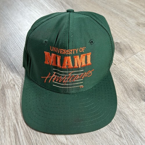 Casquette réglable de camionneur en carbone '47 Charcoal Miami Hurricanes pour hommes
