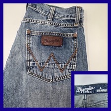 Wrangler Retro Straight Leg Jeans Women's Medium Wash Denim Size 11x36