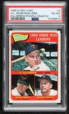 1965 O-Pee-Chee League Leaders Harmon Killebrew Boog Powell #3 PSA 6 HOF 00em