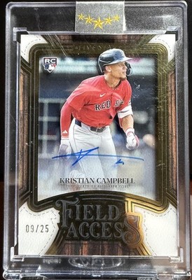 2025 Topps Five Star #FA-KC Kristian Campbell Field Access #/25
