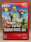 New Super Mario Bros. Wii (Nintendo Wii, 2009) CIB Case Manual Game Disc TESTED