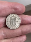 Photo of a 1956 Elizabeth II Shilling from an eBay listing that sold on May 24, 2026