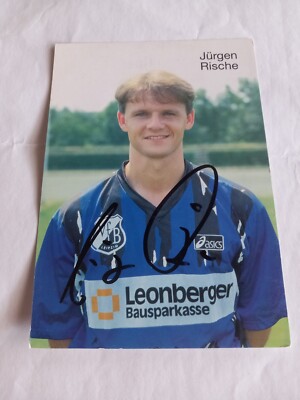 Signierte AK Jürgen Rische VfB Leipzig NEU